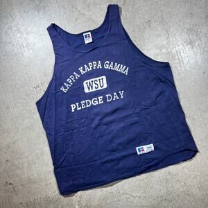 Vintage 90s WSU Kappa Kappa Gamma Tank Top XL